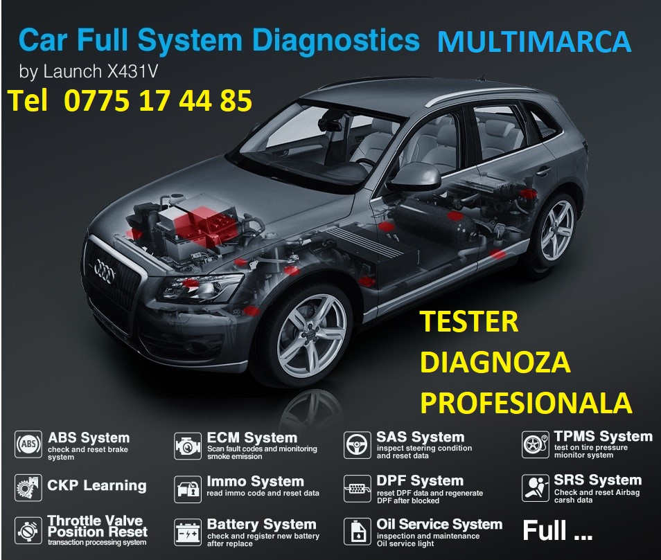 Diagnoza Tester auto profesional Multimarca,repar card,cartela,BMW,diagnoza Mercedes
